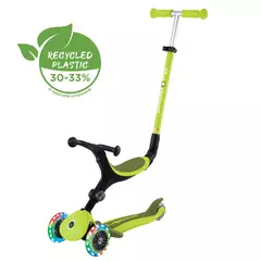 MONOPATIN GLOBBER GO UP ACTIVE ECOLÓGICA VERDE PISTACHO CON LUCES - comprar online