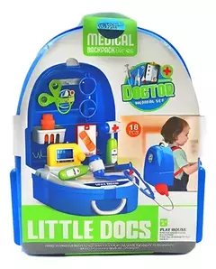 MOCHILA CON ACCESORIOS DE DOCTOR X18 PIEZAS - EXPLORER FAN - comprar online