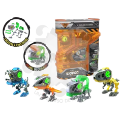Imagen de BIOPOD MEGA PACK CON 4 DINOS COLOR CHANGE