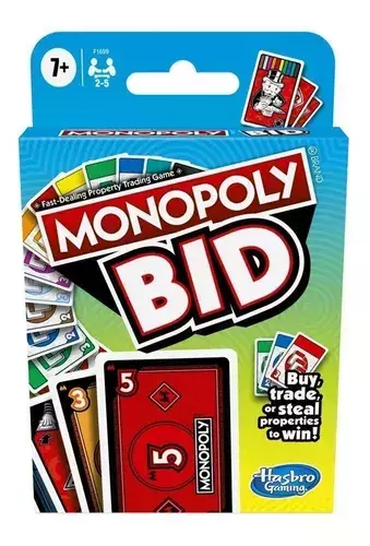 MONOPOLY BID CARTAS - HASBRO - comprar online