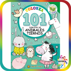 COLOREA 101 DIBUJOS DE ANIMALES TIERNOS - EL GATO DE HOJALATA