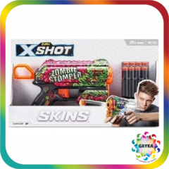 Imagen de PISTOLA LANZA DARDOS XSHOT SKINS FLUX. 8 DARDOS - ZURU