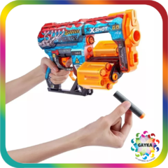 PISTOLA LANZA DARDOS XSHOT SKINS DREAD. 12 DARDOS - ZURU - tienda online