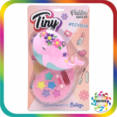 SET DE MAQUILLAJE BALLENITA EN BLISTER - TINY FASHION