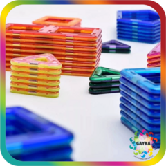 BLOQUES MAGNETICOS X 30 PIEZAS - MAGNIFIC - GAYKA ~ Un Universo de Juegos