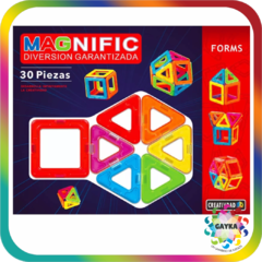 BLOQUES MAGNETICOS X 30 PIEZAS - MAGNIFIC
