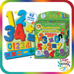NÚMEROS Y SIGNOS DE GOMA EVA X 42 PIEZAS - KREKER