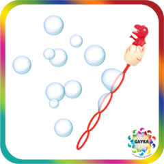 JURASSIC STICK BUBBLES - DITOYS en internet