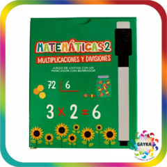 MATEMATICAS 2. MULTIPLICACION Y DIVISION - BARCO DE PAPEL