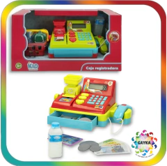 CAJA REGISTRADORA CON CANASTITA Y PRODUCTOS