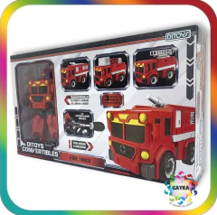 CONVERTIBLE AUTO BOMBERO - DITOYS - comprar online