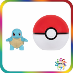 POKEMON FIGURA 6 CM + POKEBOLA LA APRETAS Y SE ABRE - CAFFARO