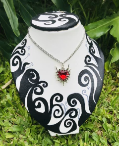 Collar espinado rojo - comprar online