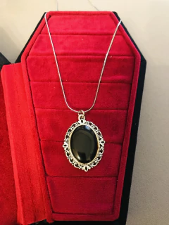 Collar camafeo negro - comprar online