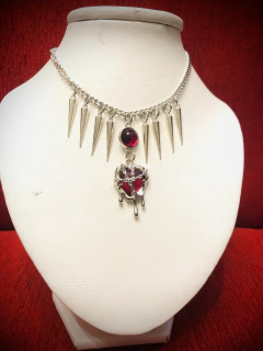 Collar corazón rojo - comprar online