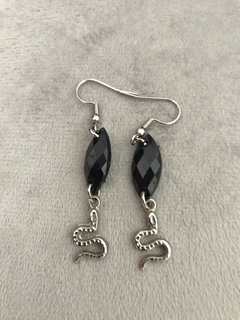 Aros serpiente negra