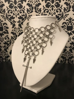 Collar mallado espada - comprar online