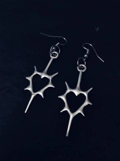 Aros corazón puas