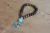 Kit Japamala e Pulseira Howlita Turquesa