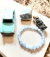 Kit Pulseira de Água Marinha e Garrafinha de Sodalita- Calma e Foco - comprar online