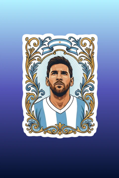 Sticker Estampita MESSI