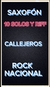 CANCIONERO DE ROCK NACIONAL DE CALLEJEROS SAXO TENOR