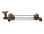 Indicador bronze 1/2" DN15 com tubo de vidro borossilicato para garrafa de nível caldeira - loja online