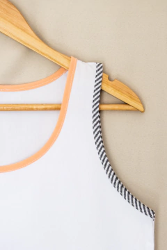 Blanco - Amapola Hojas salmón en internet