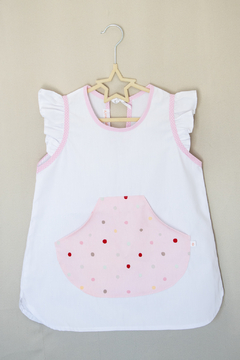 Margarita blanco - Rosa lunares - comprar online