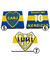 Posavasos De Madera - Boca Juniors - comprar online