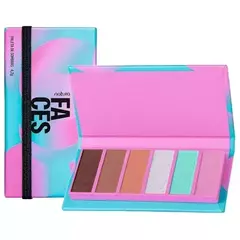 Paleta de sombras + aplicador faces en internet
