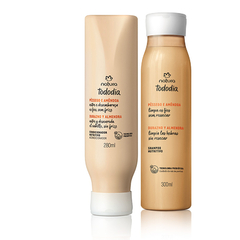 Shampoo + acondicionador tododia durazno y almendra nutrición