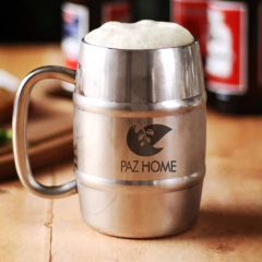 Caneca Personalizada Inox Térmica 450ml - Paz Home