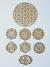 Kit com 8 peças de MDF cru