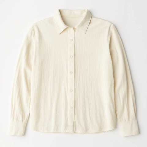 Camisa manga larga de Lino Crudo - comprar online