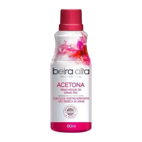 Removedor De Esmalte Beira Alta 90ml com Acetona