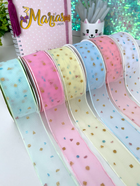 Fita brilho Candy - 38mm - 2 metros