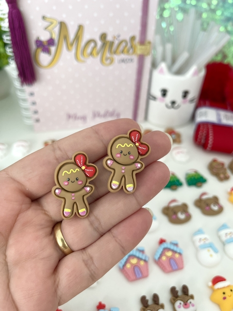 Biscoito natalino lacinho - 2.5cm - 2 unidades