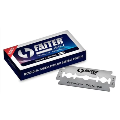 Lâmina De Barbear Faiter 10 Cartelas - Total 500 Lâminas - comprar online