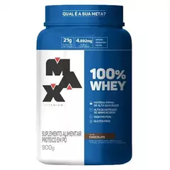 Whey 100% Pote Max Titanium - 900g
