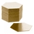 BASEHEX11X9OR - HEXAGONO CARTON ORO 11 X 9.5 CM x unidad