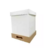 CAJA TORTA ALTA BLANCA LISA 25X25X32 X UNIDAD