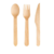 Cuchillo madera Descartable x 50 unidades - Papelera Claspack
