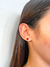 Conjunto Brinco e Colar Ponto de Luz - vermelho - Magnolia Pratas