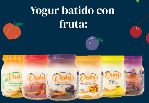 Yogur batido con fruta Dahi 190g (consulta sabores)