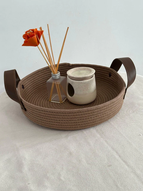 Bandeja con manijas 30x6 alto - comprar online