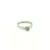 Anillo Cintillo Oro blanco 18k 6 grifas con cubic