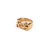 Anillo sello macizo de Oro 18k con nombre calado TF3