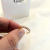Anillo Cintillo Oro 18k medio sin fin con cubics blancos - Joyerías Glow ing ® Desde 1999. Rosario. | Joyas y Relojes