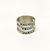 Anillo Cinta Plata 925 calado con 3 Nombres Grabados